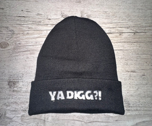 Black satin lined beanie